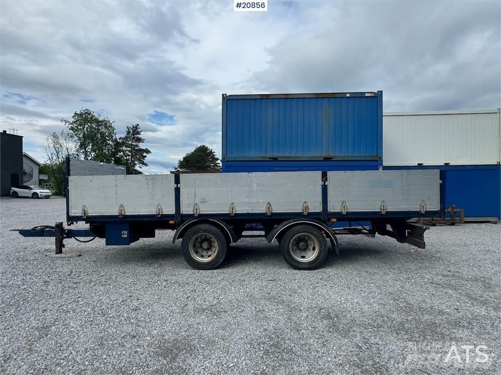 GMF flatebed trailer Прицепы-платформы/боковая разгрузка