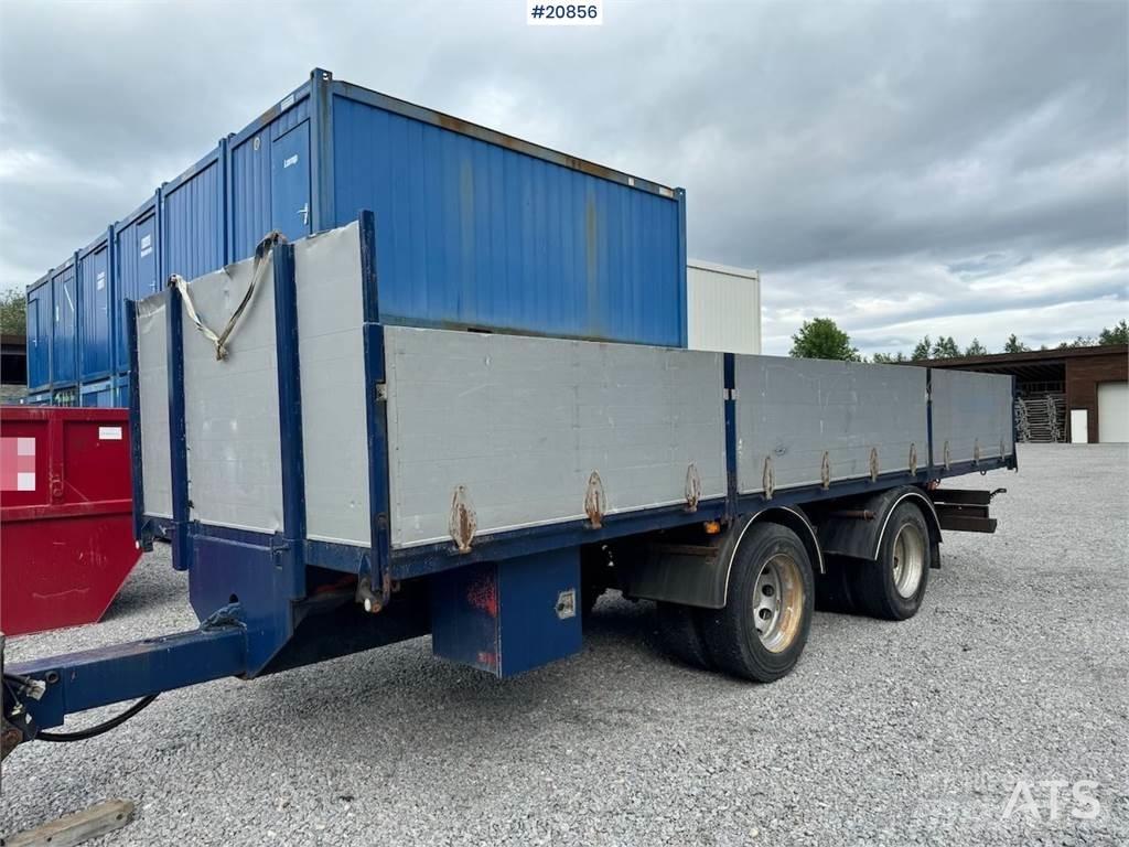 GMF flatebed trailer Прицепы-платформы/боковая разгрузка