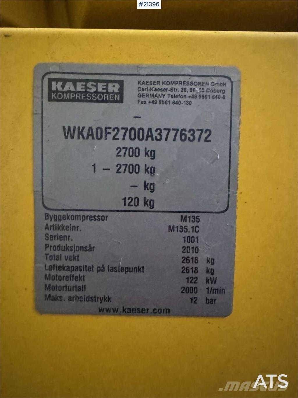 Kaeser M135 Воздушные компрессоры