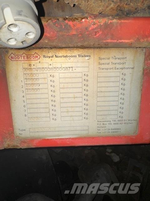  Noteboom 2008 Полуприцепы-платформы/боковая разгрузка