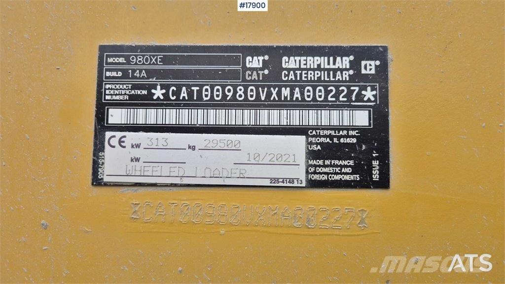 CAT 980 XE Фронтальные погрузчики
