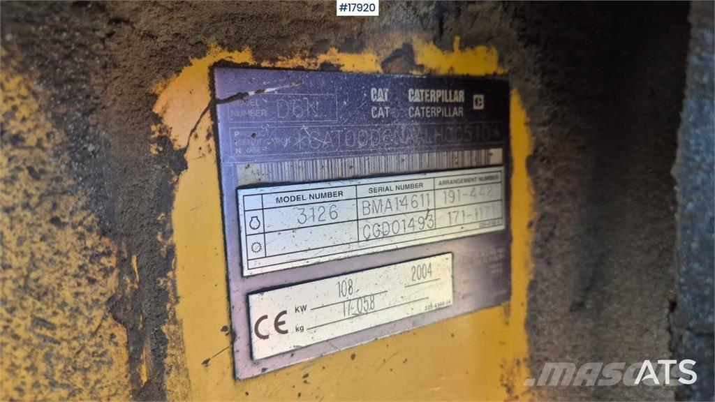 CAT D6D XL Гусеничные бульдозеры