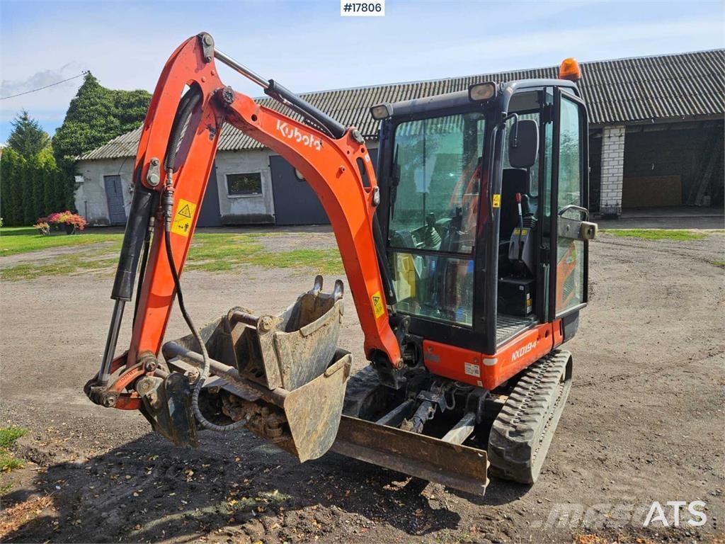 Kubota KX019-4 Мини-экскаваторы