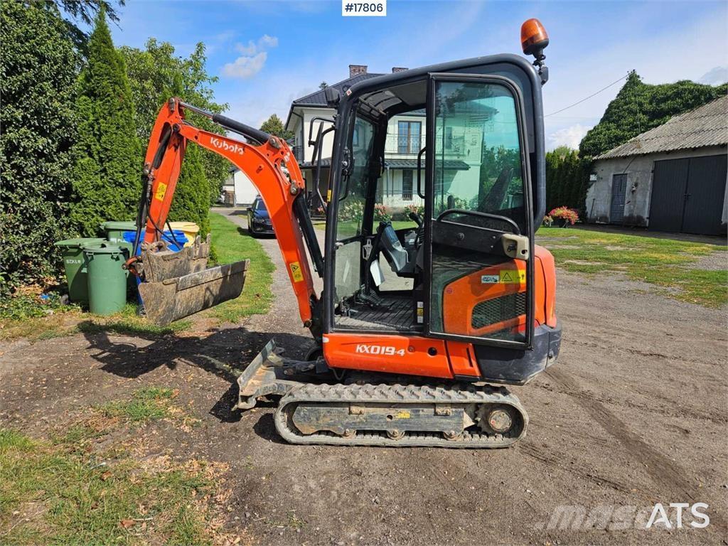 Kubota KX019-4 Мини-экскаваторы