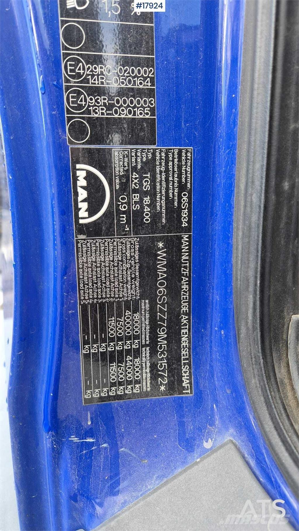 MAN TGS 18.400 Седельные тягачи