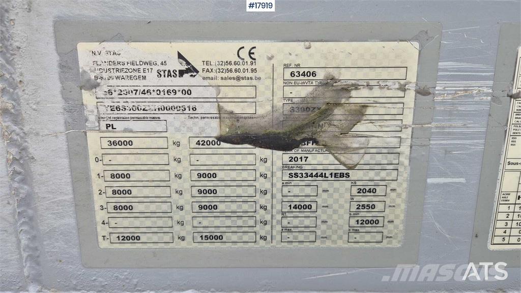 Stas S300ZX Полуприцепы с подвижным полом