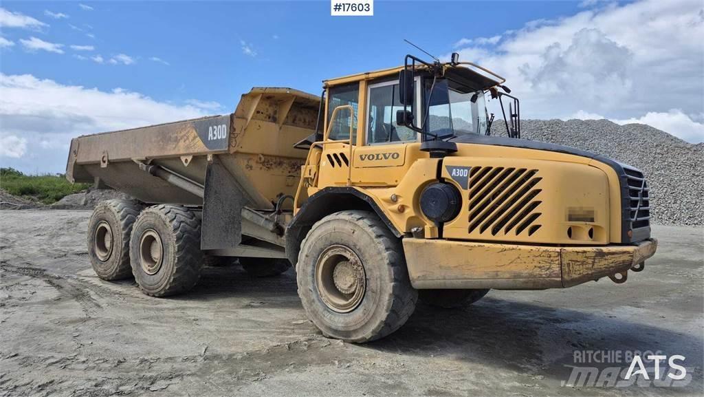 Volvo A30D Шарнирно-сочленённые самосвалы