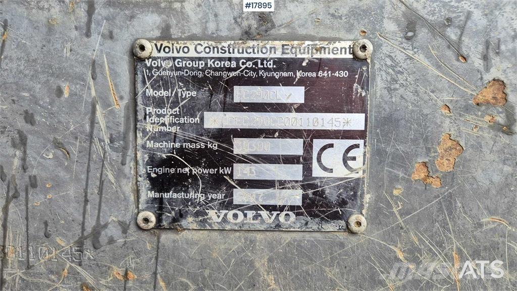 Volvo EC 290 CL Гусеничные экскаваторы