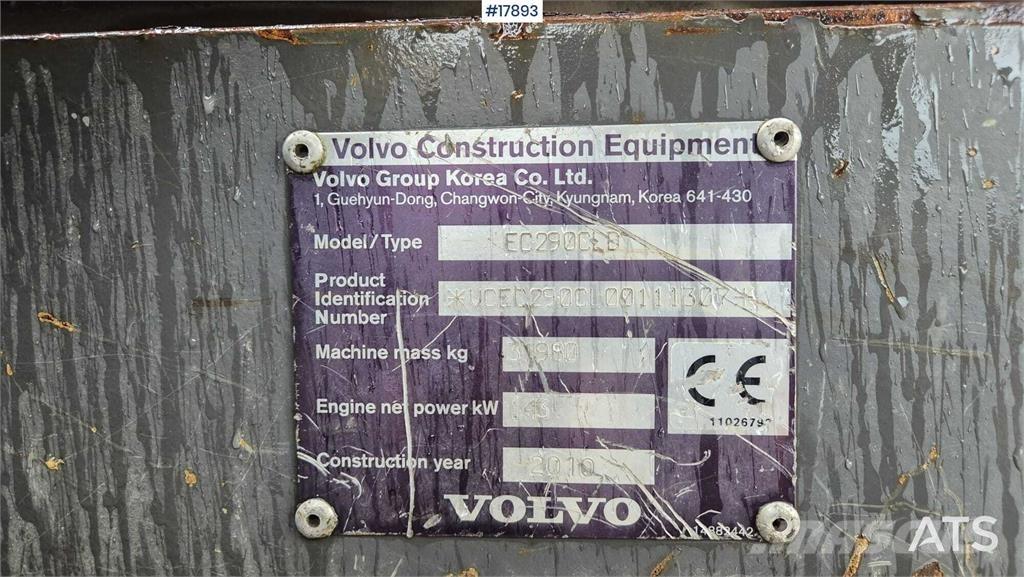 Volvo EC 290 CLD Гусеничные экскаваторы