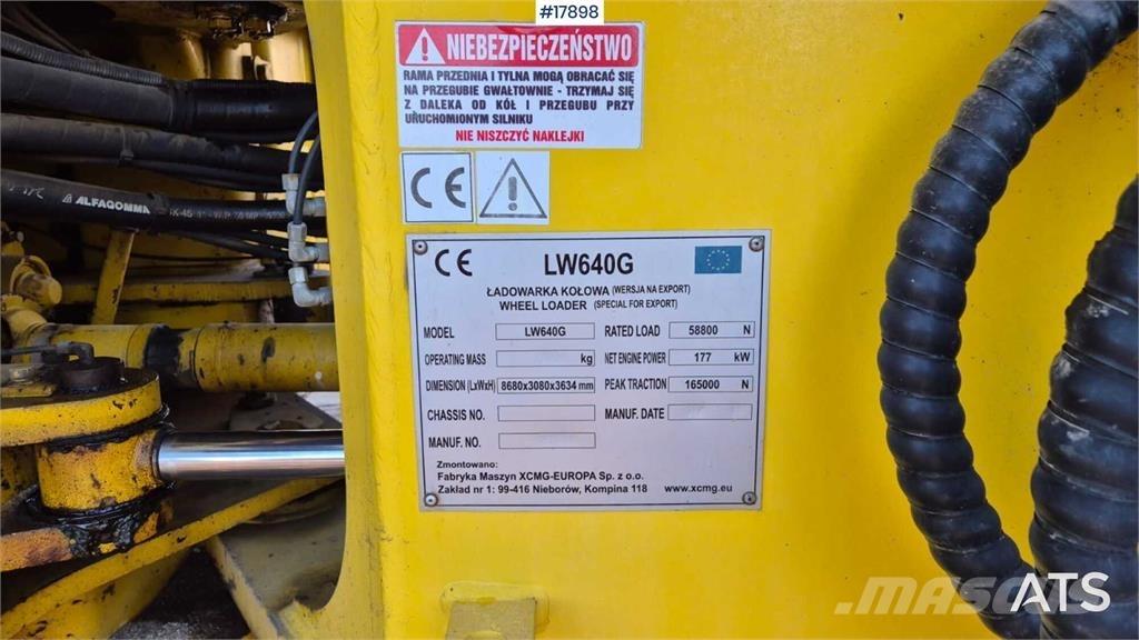XCMG LW 640 G Фронтальные погрузчики