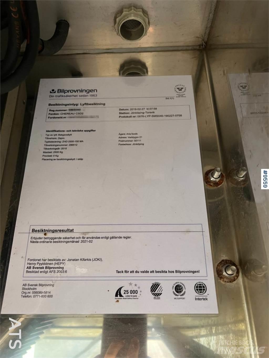 Chereau CSD2 Полуприцепы-Контейнеровозы