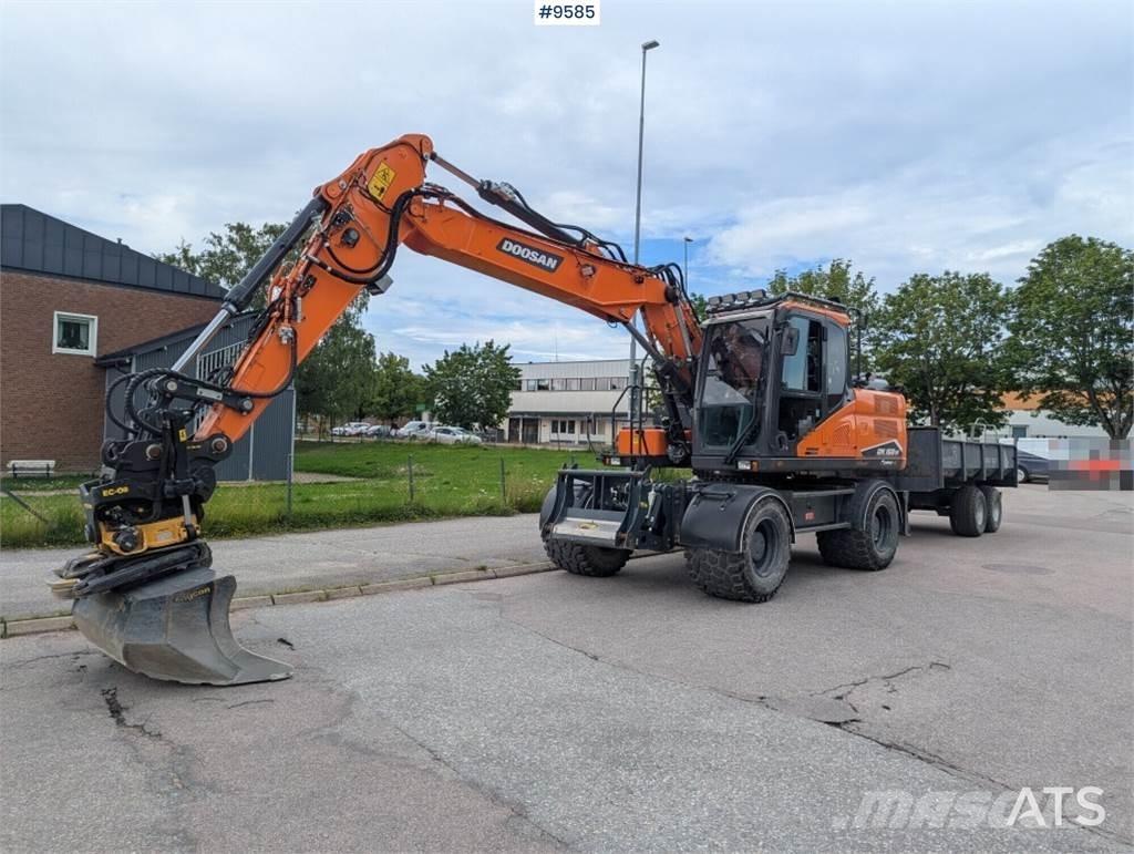 Doosan DX160W-7 Колёсные экскаваторы