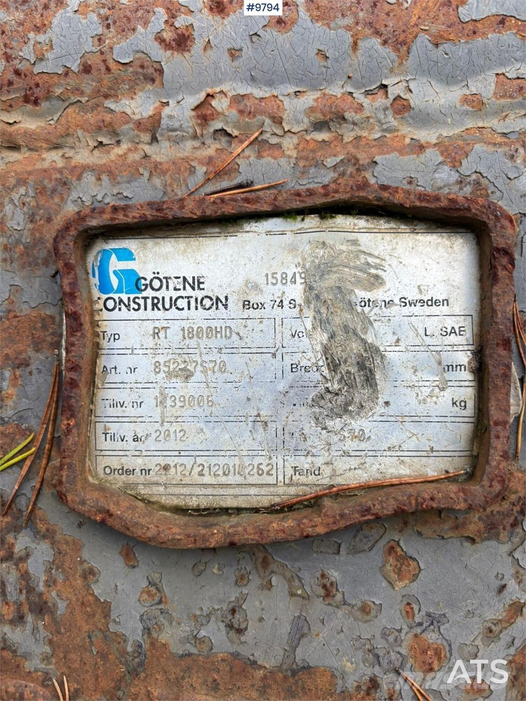 Götene RT 1800HD Ковши