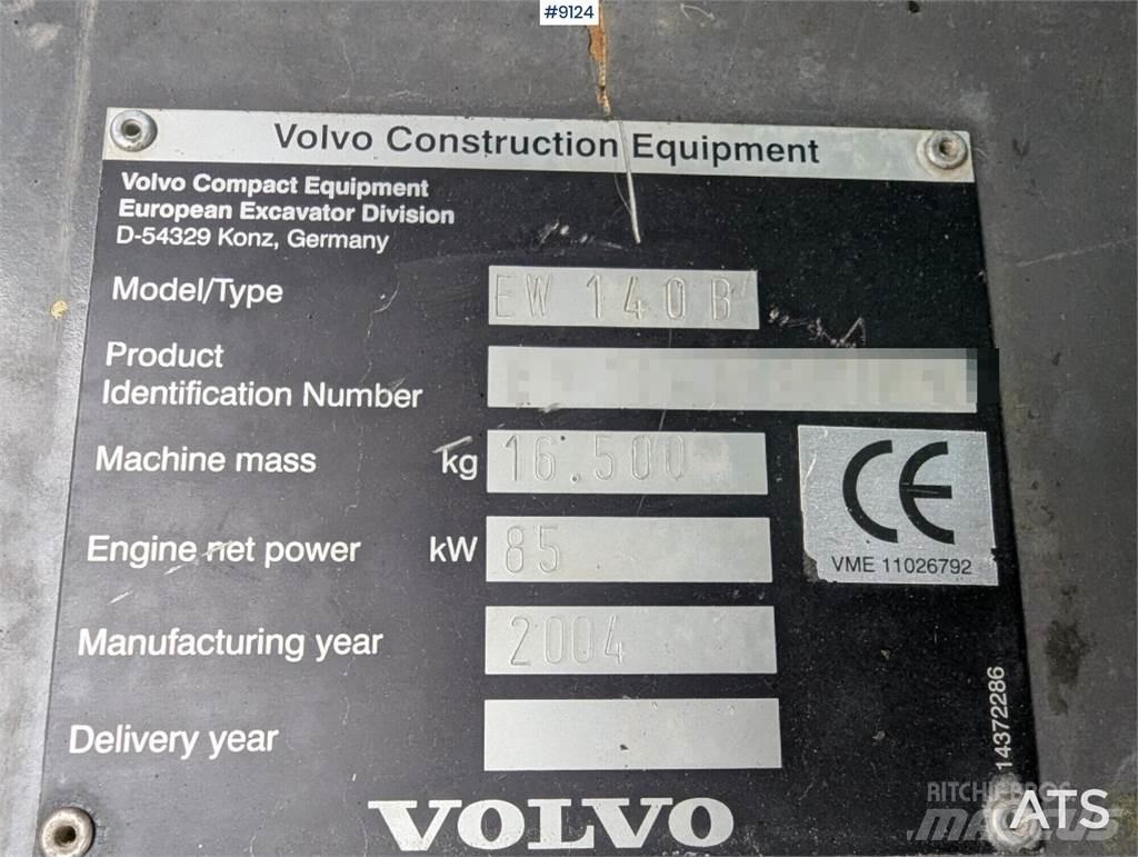 Volvo EW140B Колёсные экскаваторы