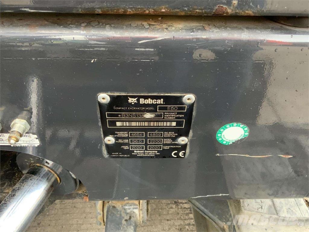 Bobcat E50 Гусеничные экскаваторы