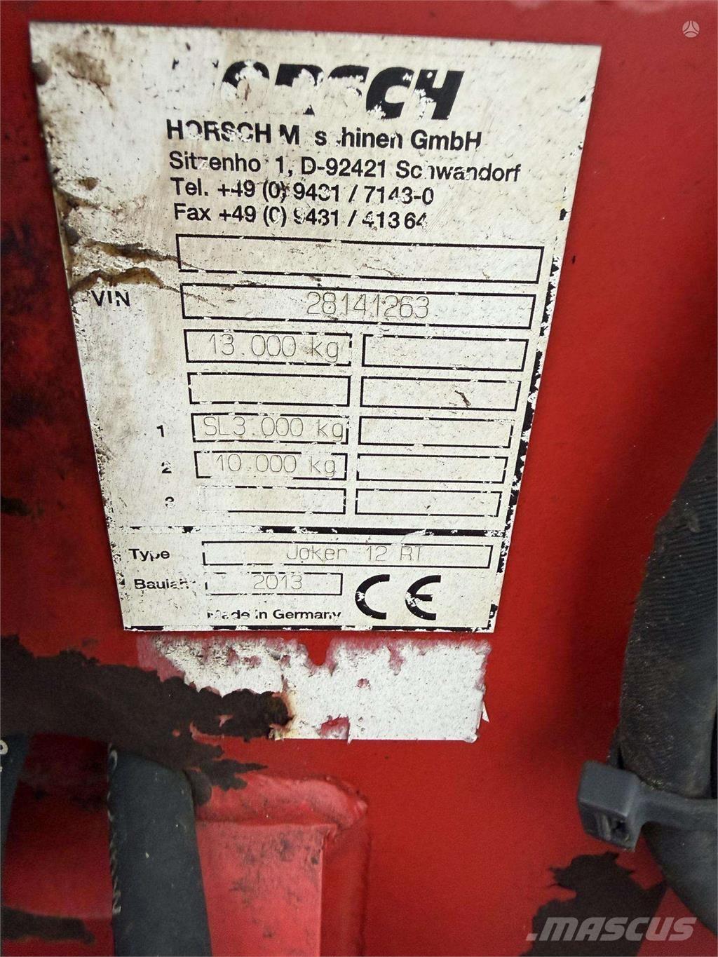 Horsch Joker 12RT Зубовые бороны