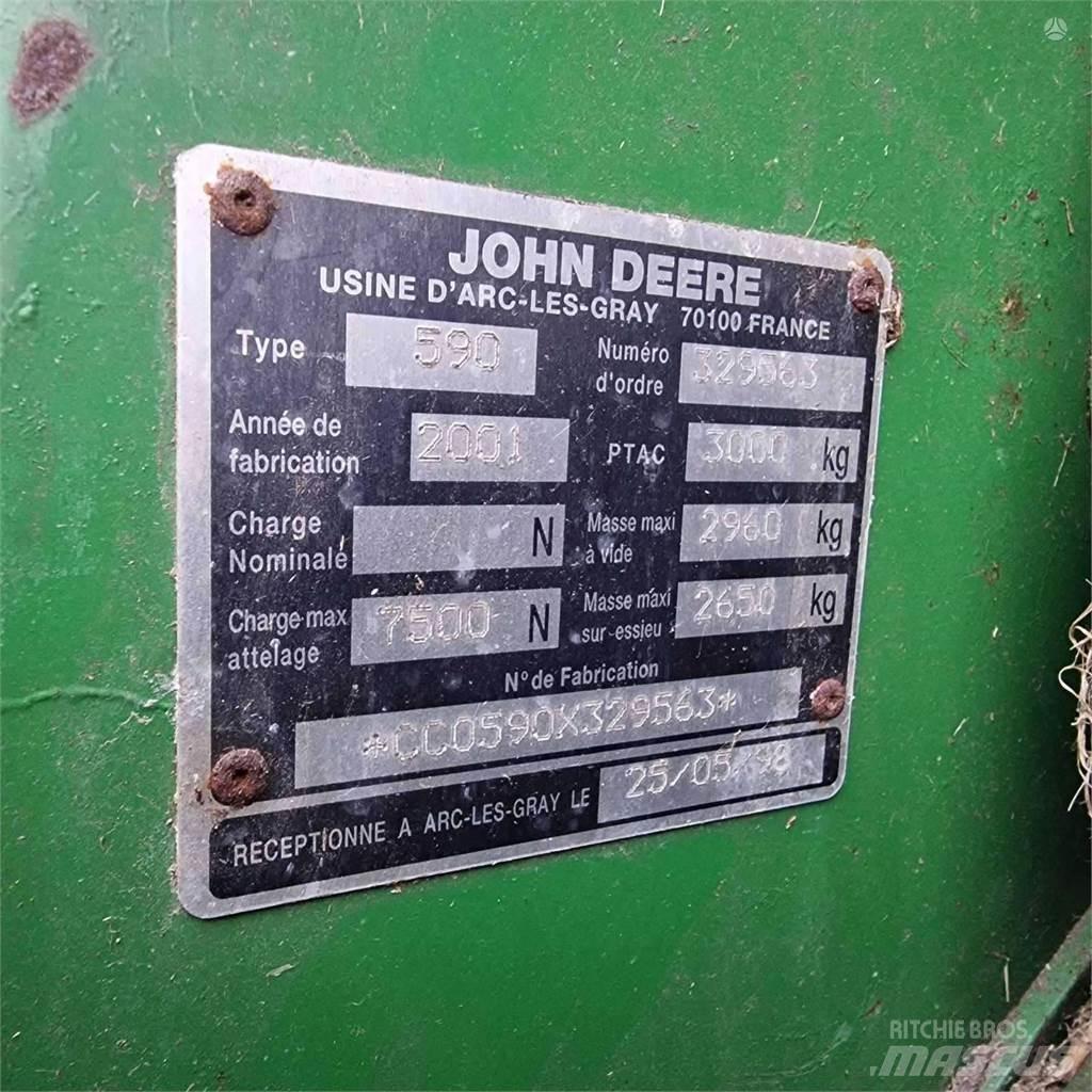 John Deere 590 Рулонные пресс-подборщики