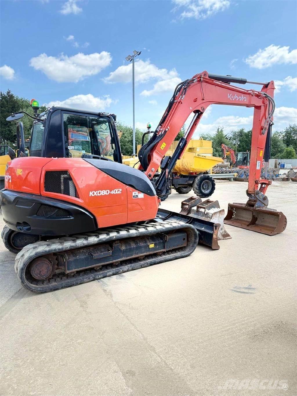 Kubota KX080-4 Гусеничные экскаваторы