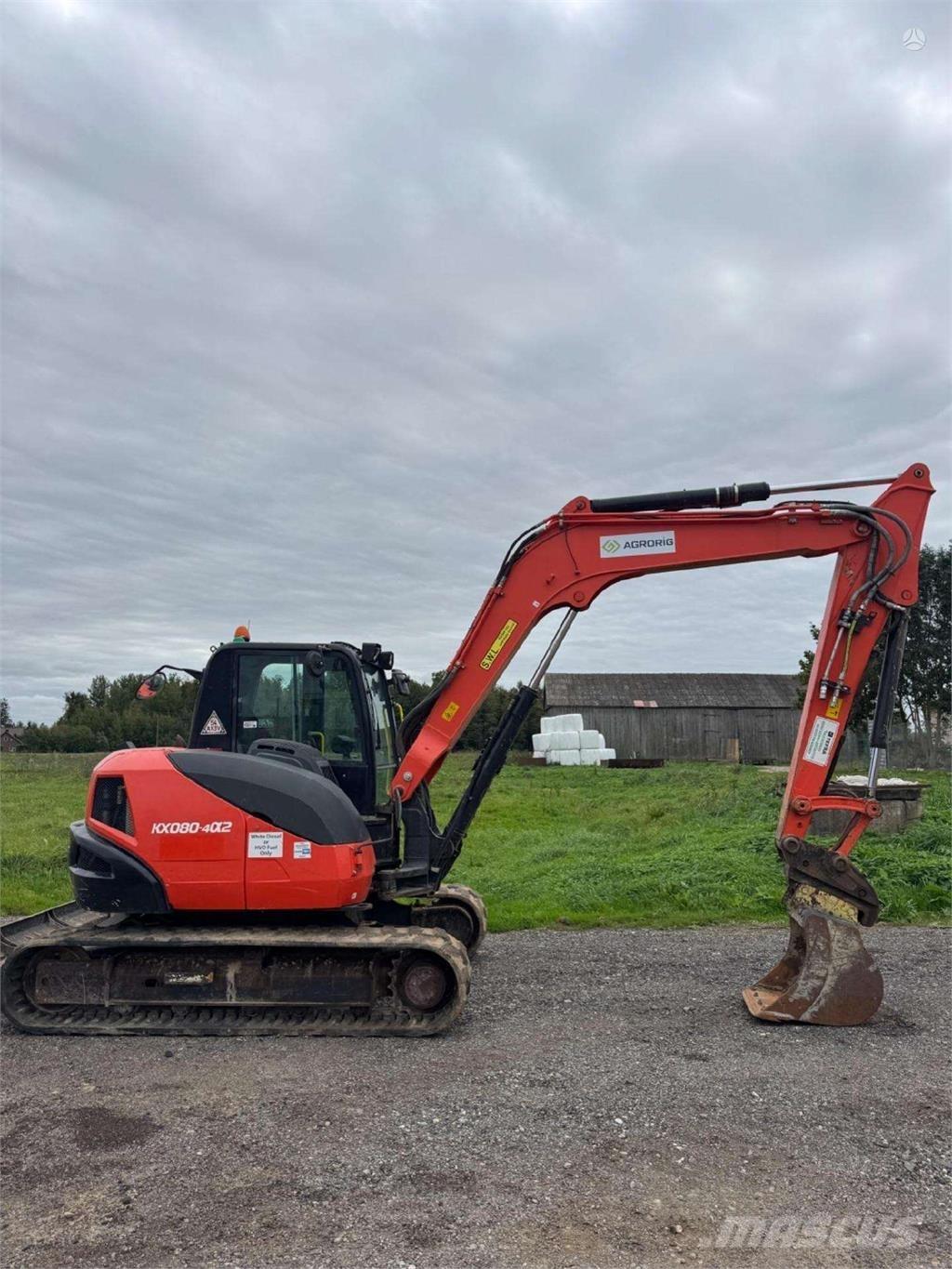 Kubota KX080-4a2 Гусеничные экскаваторы