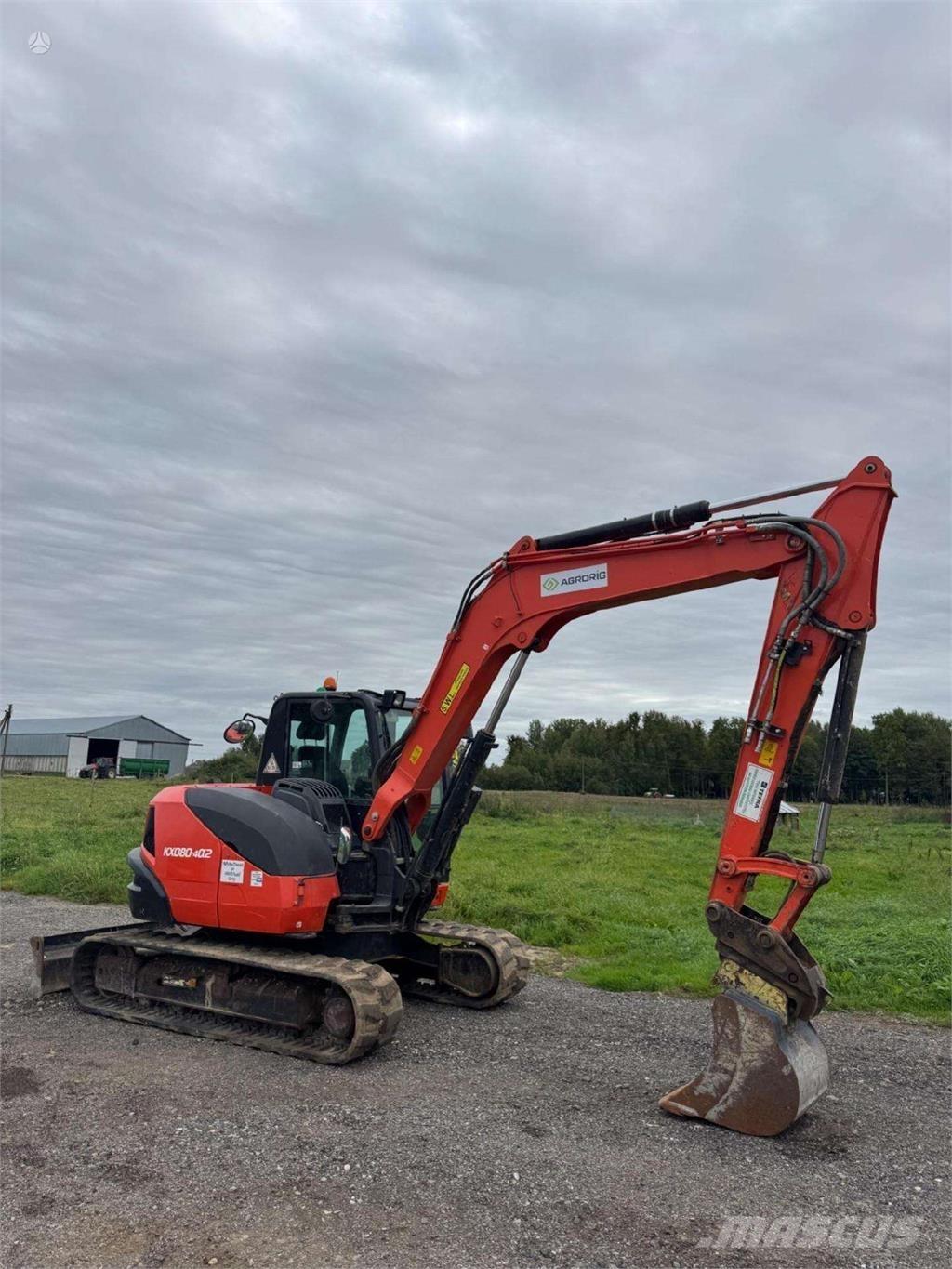 Kubota KX080-4a2 Гусеничные экскаваторы