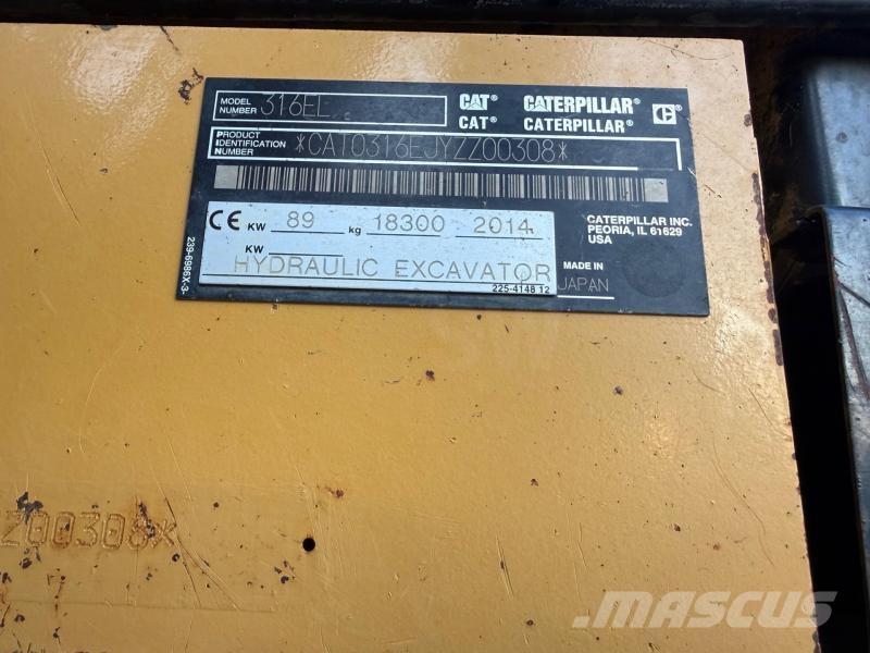 CAT 316E Гусеничные экскаваторы