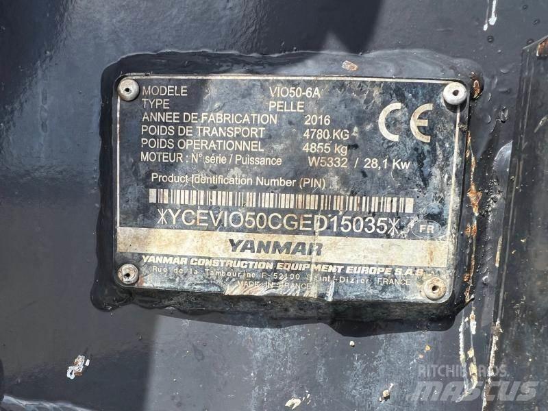 Yanmar ViO50 Мини-экскаваторы