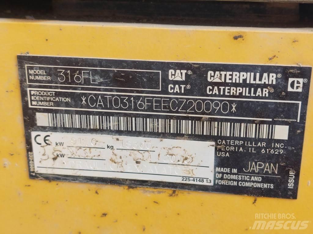 CAT 316FL Гусеничные экскаваторы