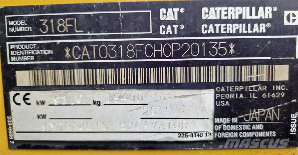 CAT 318FL Гусеничные экскаваторы