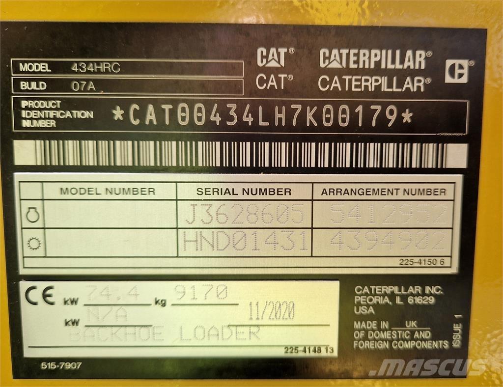CAT 434 Экскаваторы-погрузчики