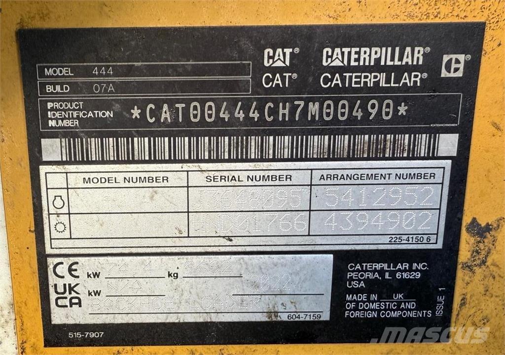 CAT 444 Экскаваторы-погрузчики