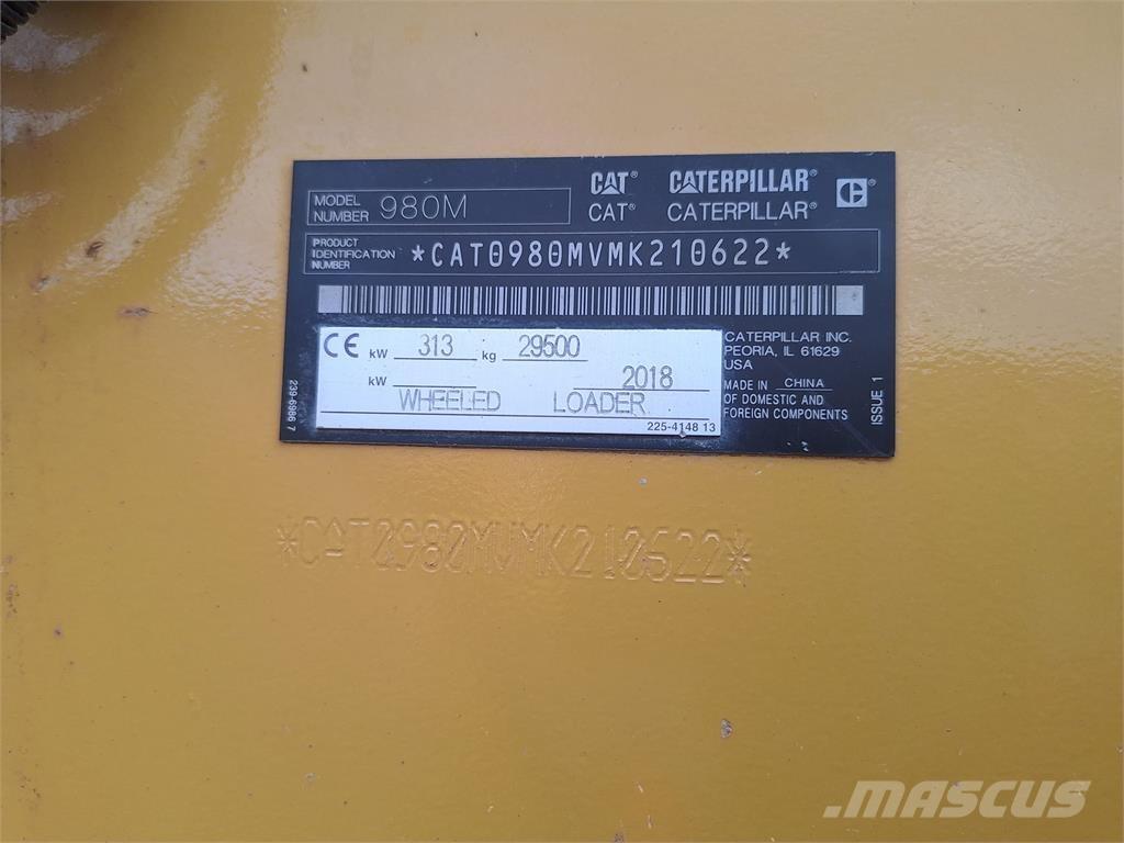 CAT 980M Фронтальные погрузчики