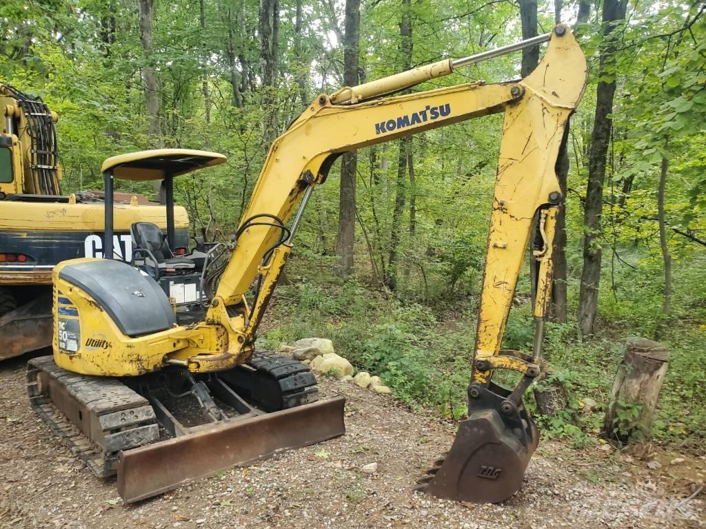 Komatsu PC50MR-2 Мини-экскаваторы