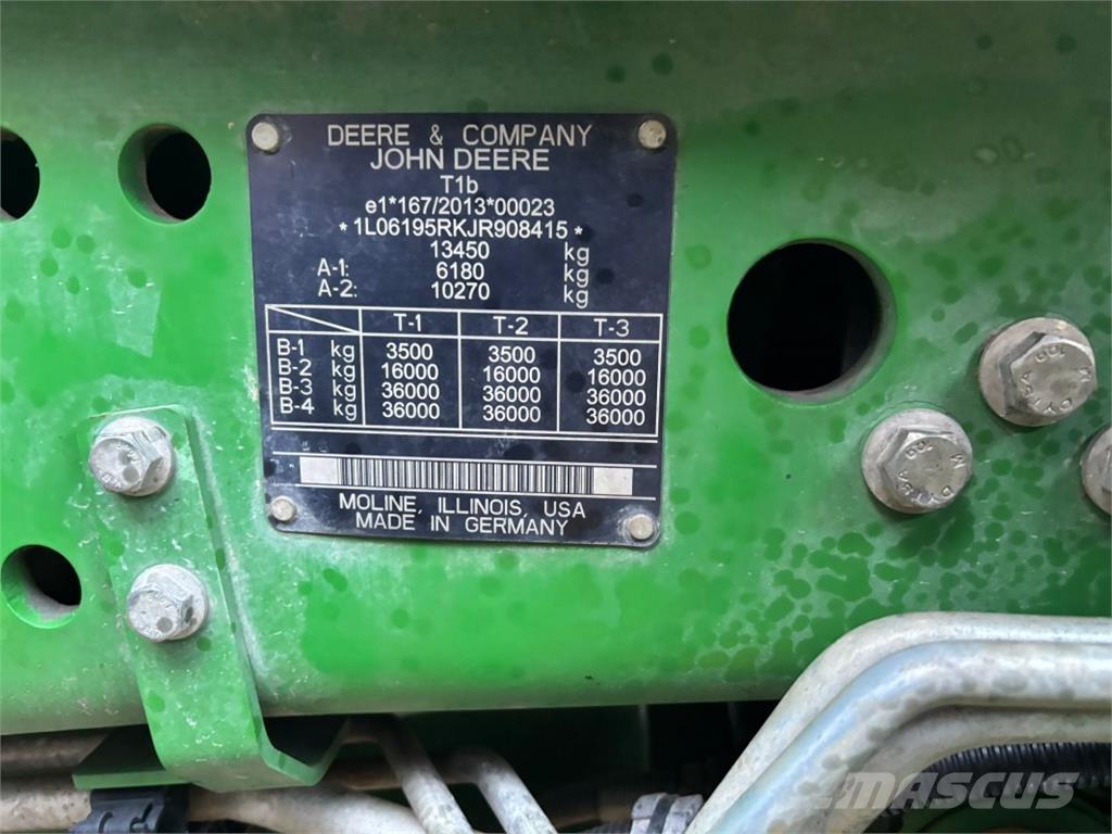 John Deere 6195R Трактора