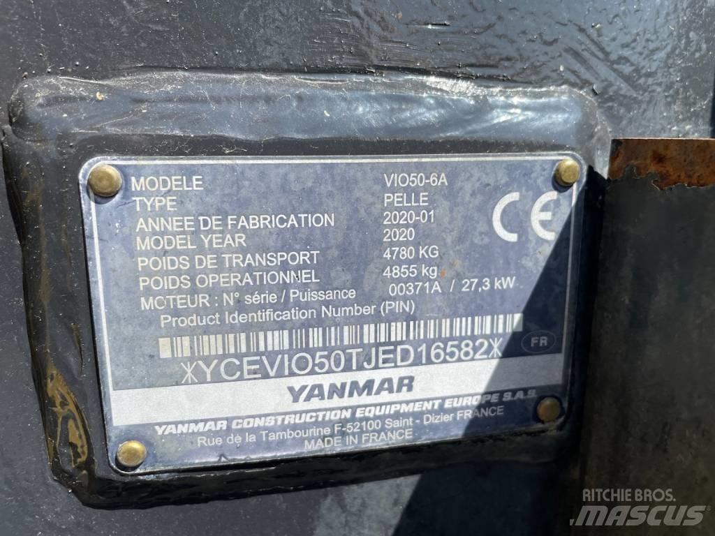 Yanmar Vio 50-6 Мини-экскаваторы