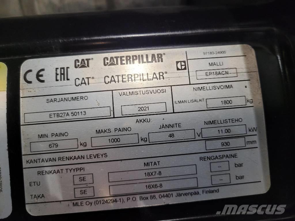 CAT EP18 ACN Электропогрузчики