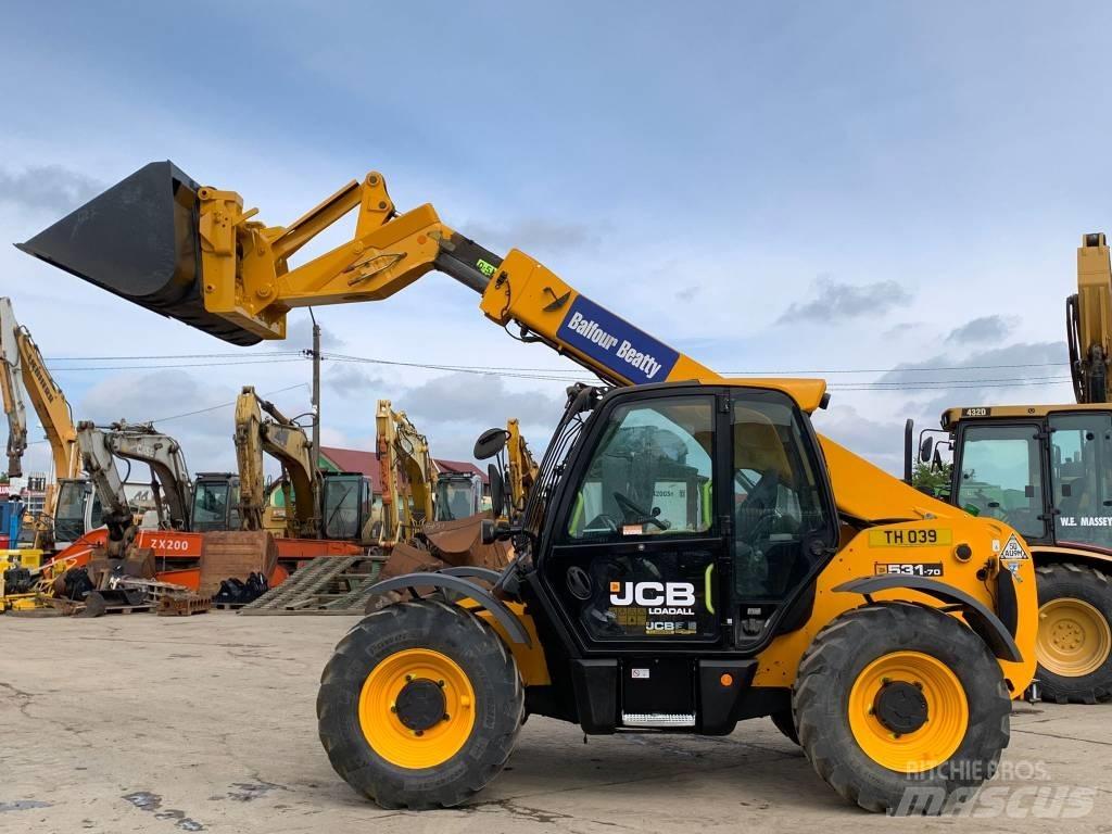 JCB 531-70 Сельскохозяйственные телескопические погрузчики