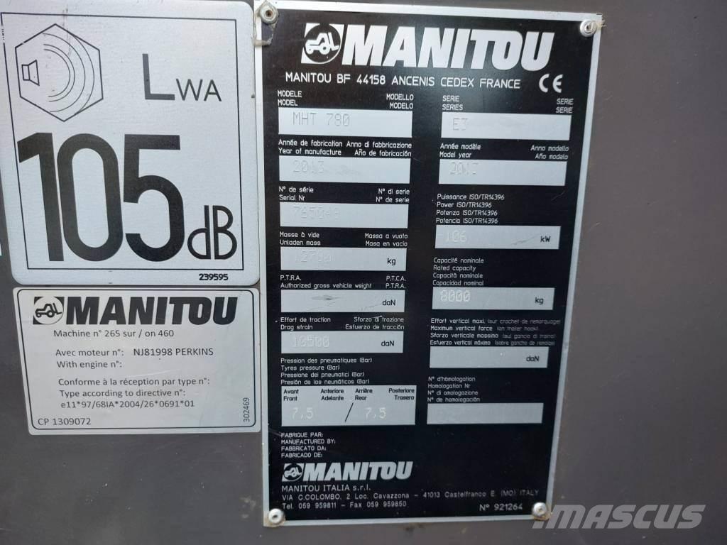 Manitou MHT 780 Телескопические погрузчики