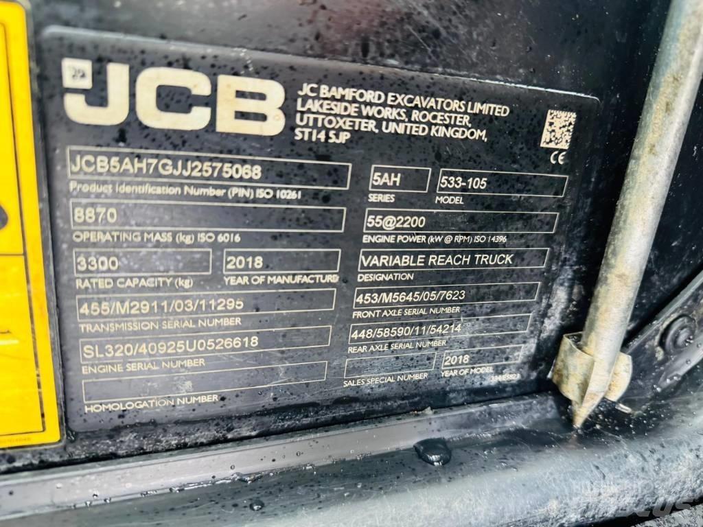 JCB 533-105 Телескопические погрузчики