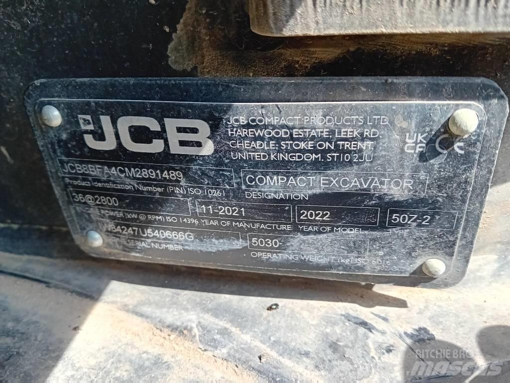 JCB 50 Z-2 Мини-экскаваторы