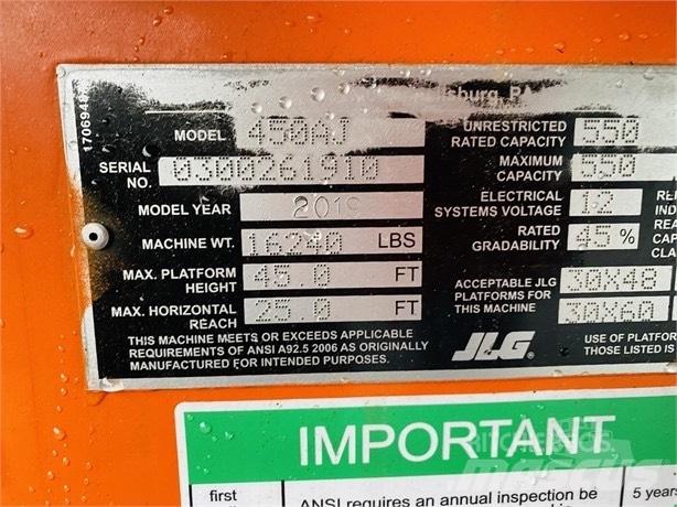 JLG 450 A Коленчатые подъемники