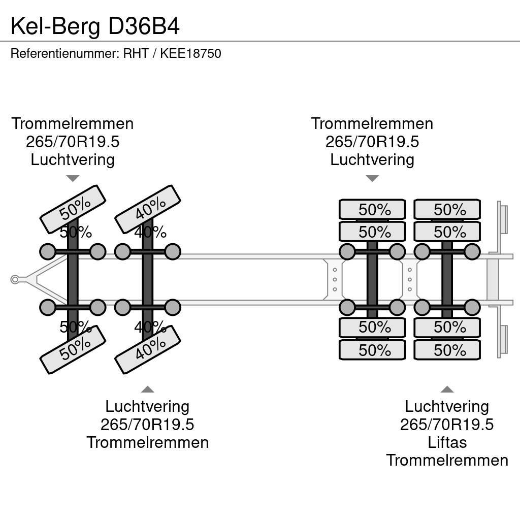Kel-Berg D36B4 Прицепы-платформы/боковая разгрузка