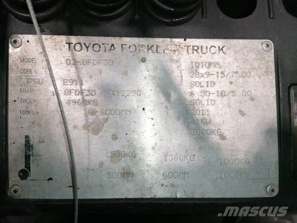 Toyota 02-8FDF30 Дизельные погрузчики