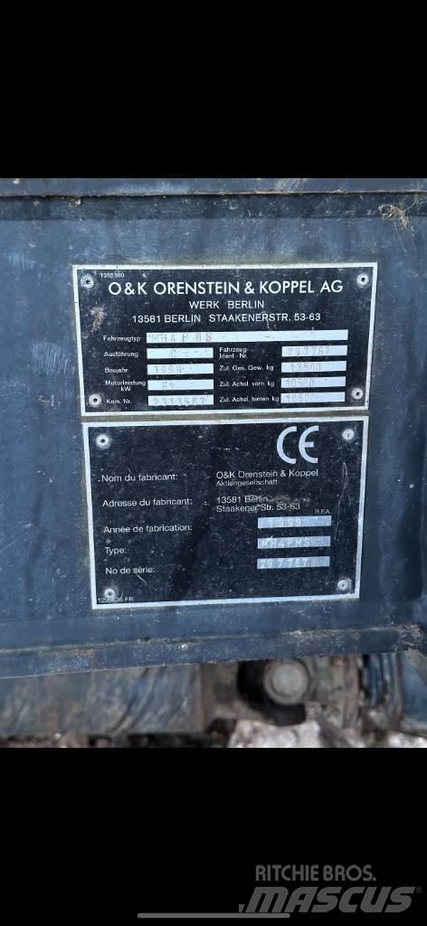 O&K MH 4 PMS Колёсные экскаваторы