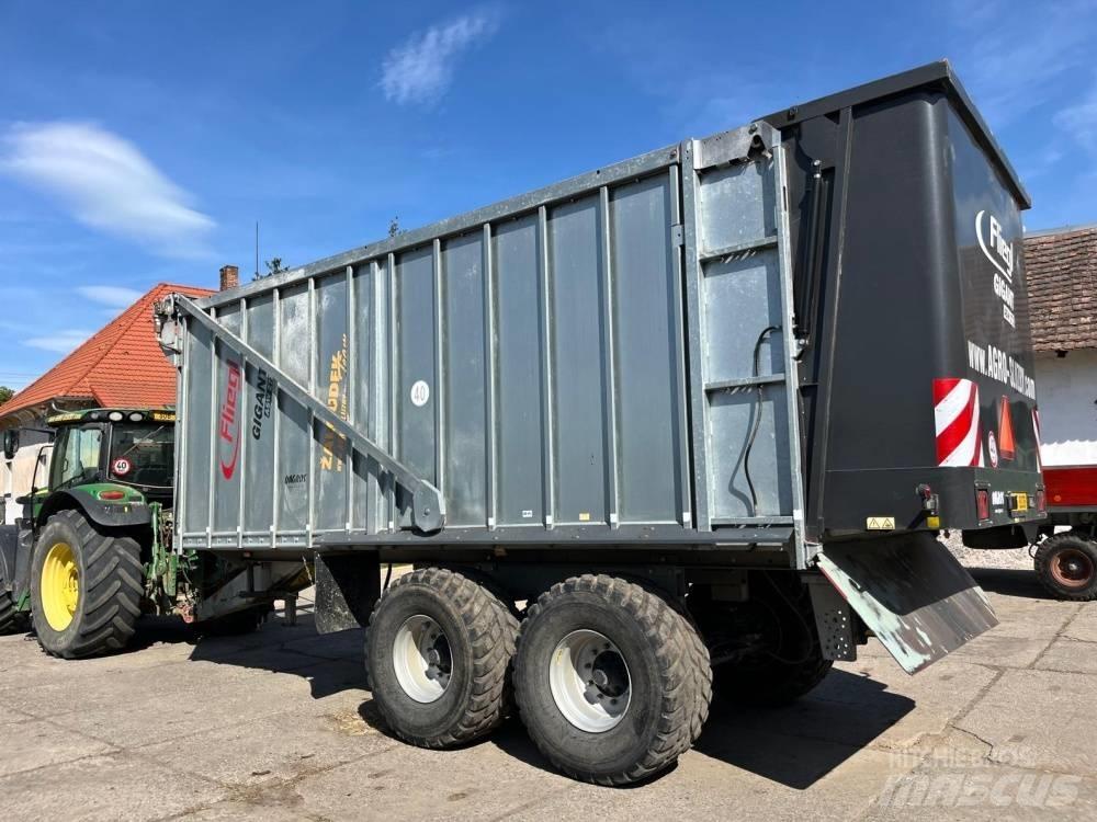 Fliegl ASW 271 Полуприцепы-платформы/боковая разгрузка
