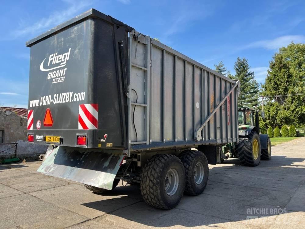 Fliegl ASW 271 Полуприцепы-платформы/боковая разгрузка