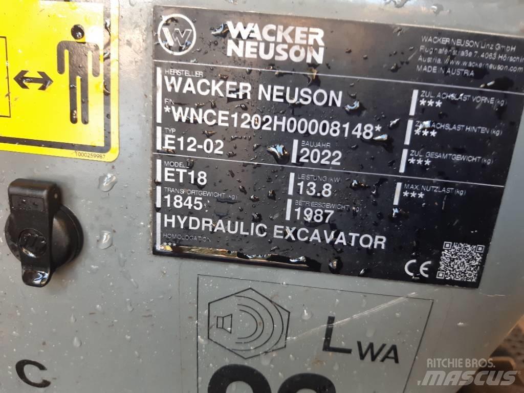 Wacker Neuson ET18 Гусеничные экскаваторы