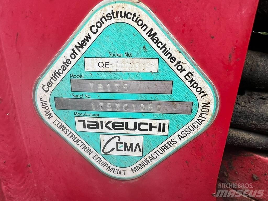 Takeuchi TB 175 Малые экскаваторы 7т-12т