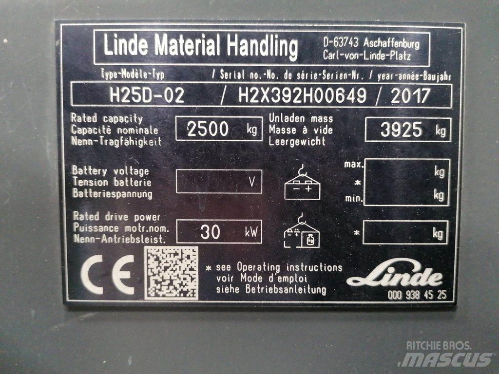 Linde H25D-02 Дизельные погрузчики