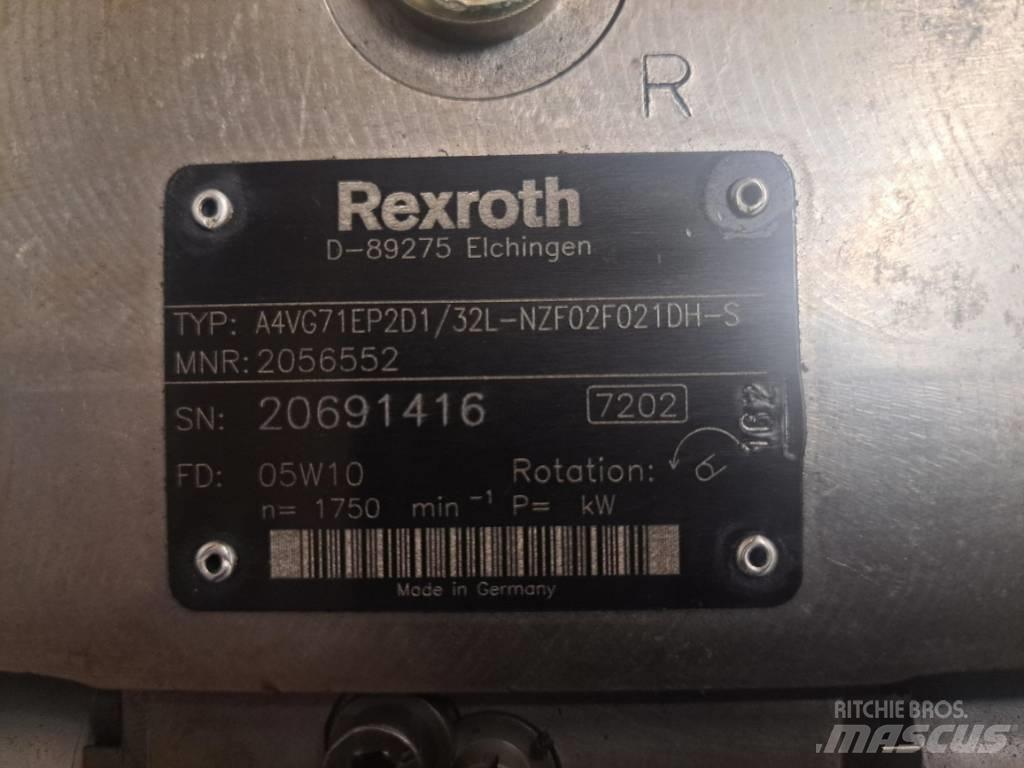 Rexroth A4VG71 EP2D1 Гидравлическая система