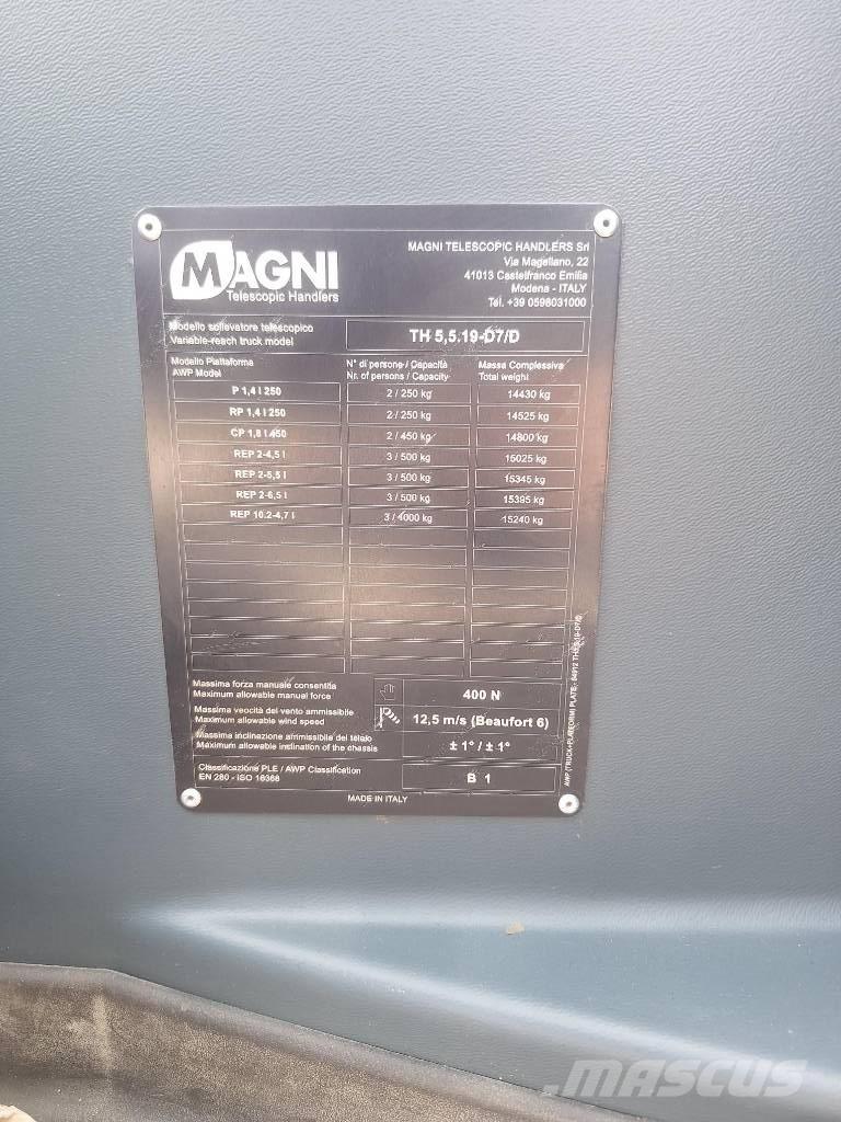 Magni TH 5.5 19 P Телескопические погрузчики